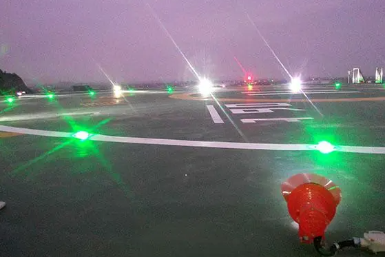 屋顶直升机停机坪灯标